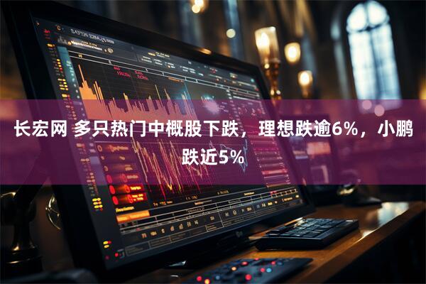 长宏网 多只热门中概股下跌，理想跌逾6%，小鹏跌近5%